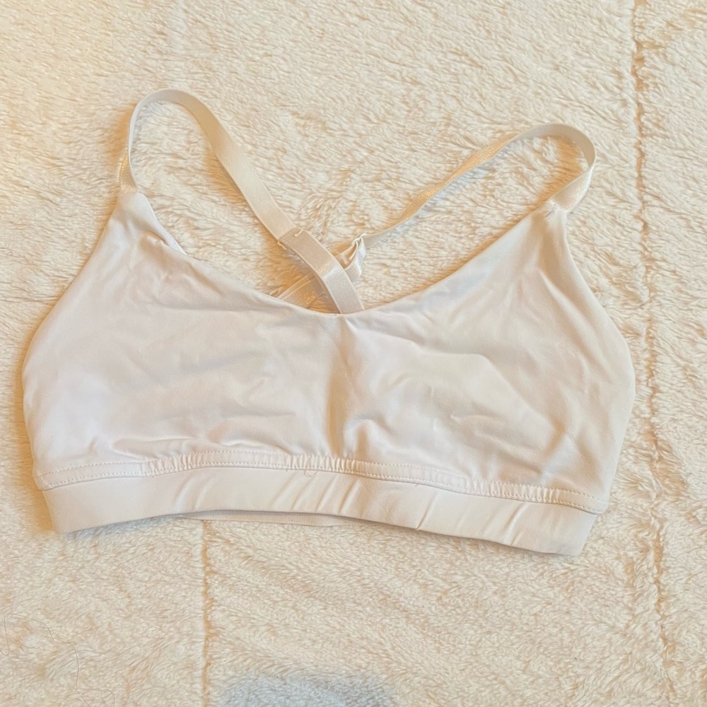 White Sports Bra